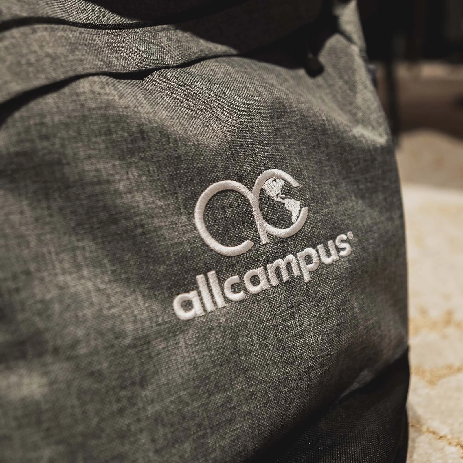 AC Logo embroidered in backpack